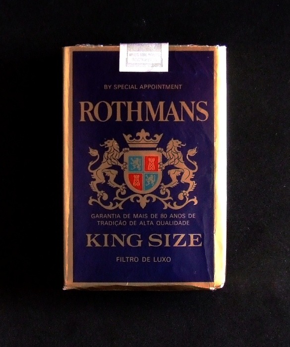 Embalagem de cigarro Rothmans, 3055