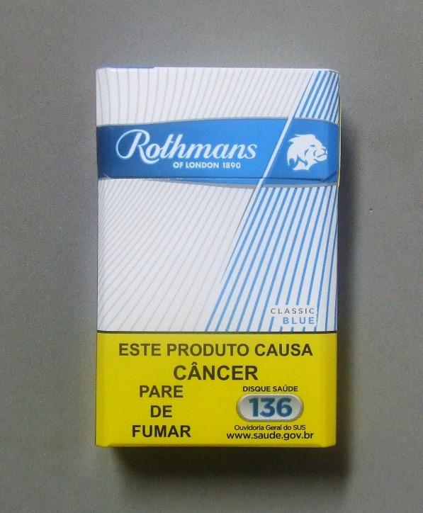 Embalagem de cigarro Rothmans Classic Blue, 20625