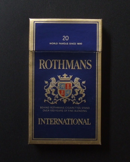 Embalagem de cigarro Rothmans International, 4944